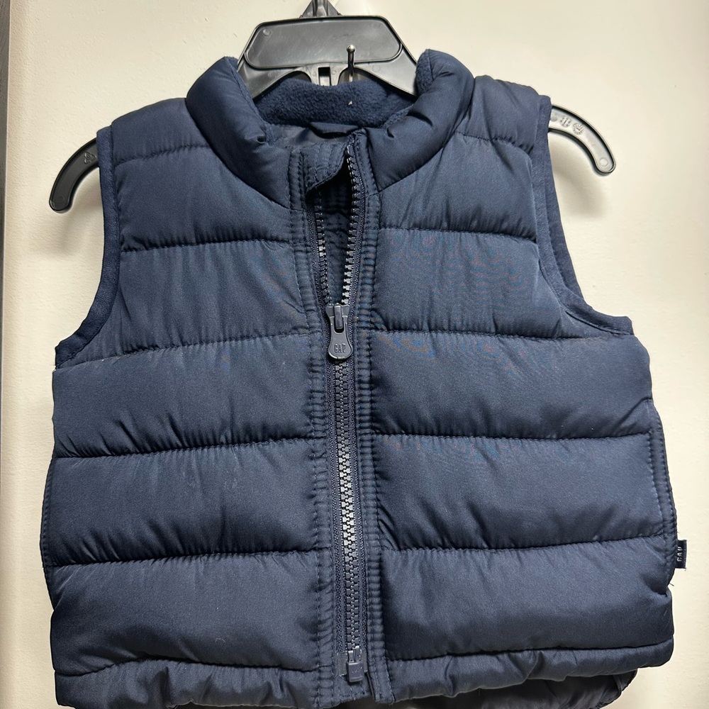 GAP Baby ColdControl Vest in Deep Blue